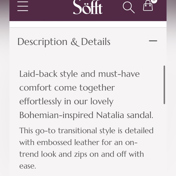 Sofft Women's Tan Open-Toe Sandals - Picture 11 of 12